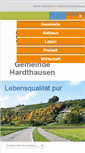 Mobile Screenshot of hardthausen.de